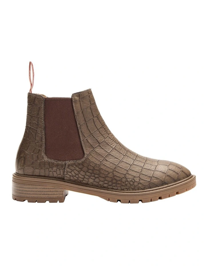 Chinchilla Rubber Sole 645 Boot in Brown Croc image 2