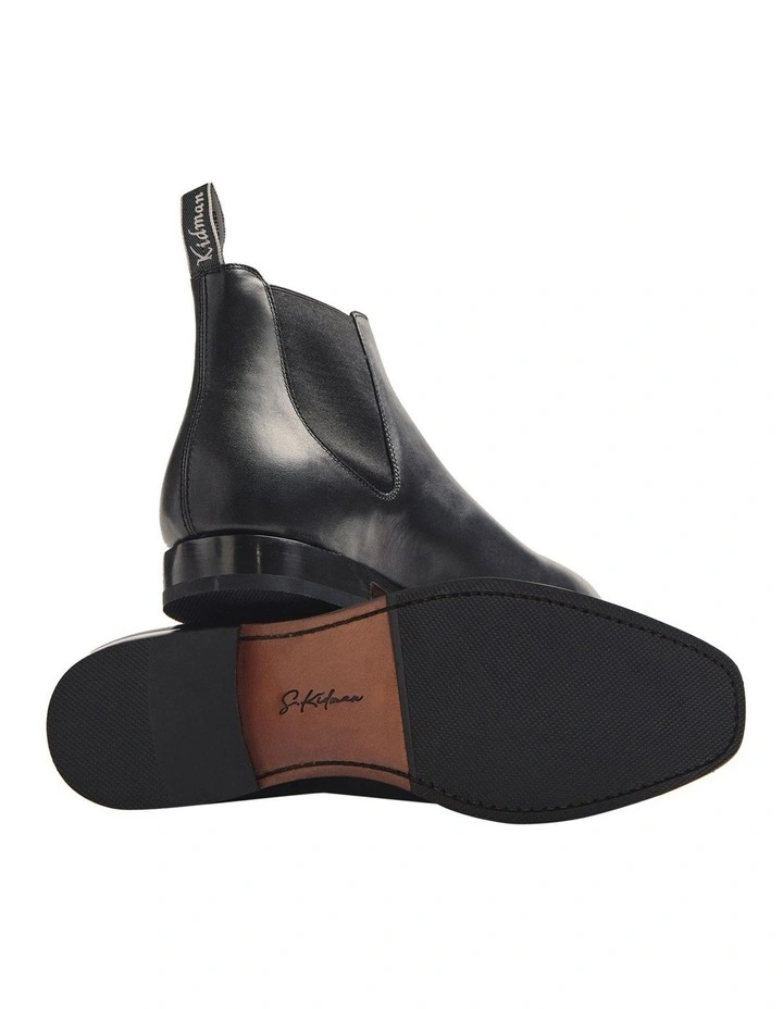 Sidney Boot in Black Wide K0001WBLK image 2