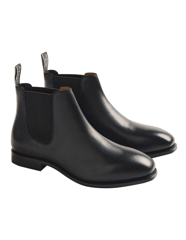 Sidney Boot in Black Wide K0001WBLK image 3