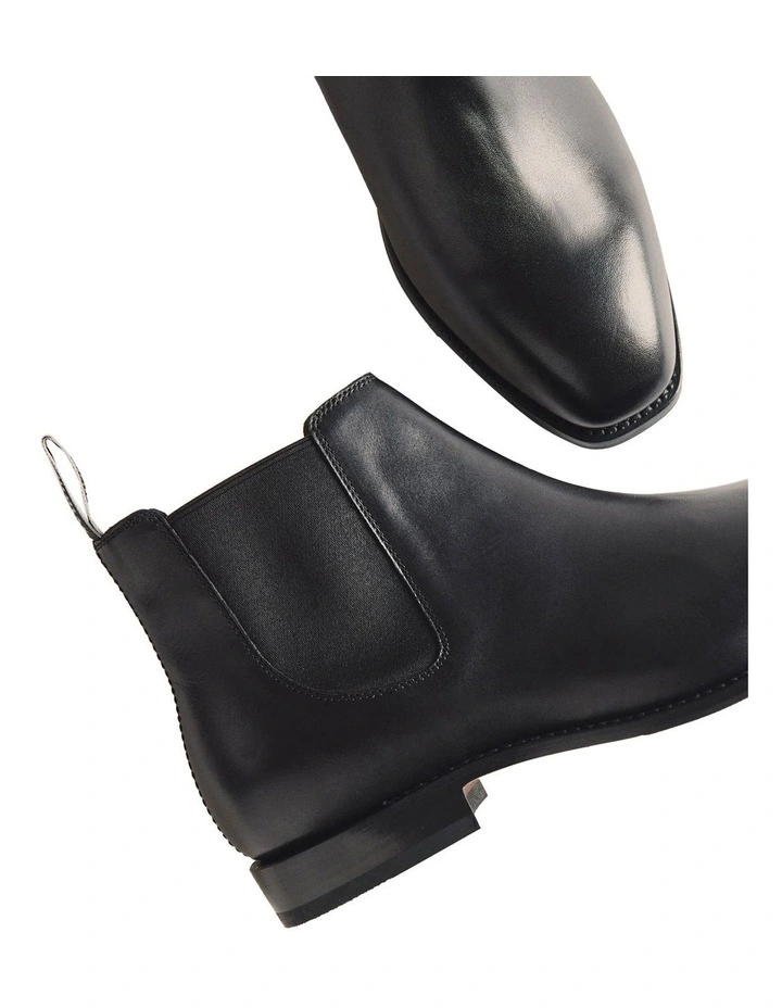 Sidney Boot in Black Wide K0001WBLK image 4