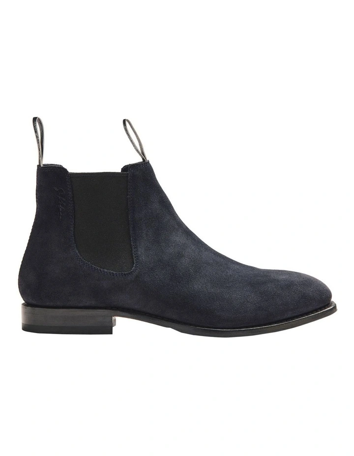 Durham Suede Boot in Navy K0002 NAV image 1