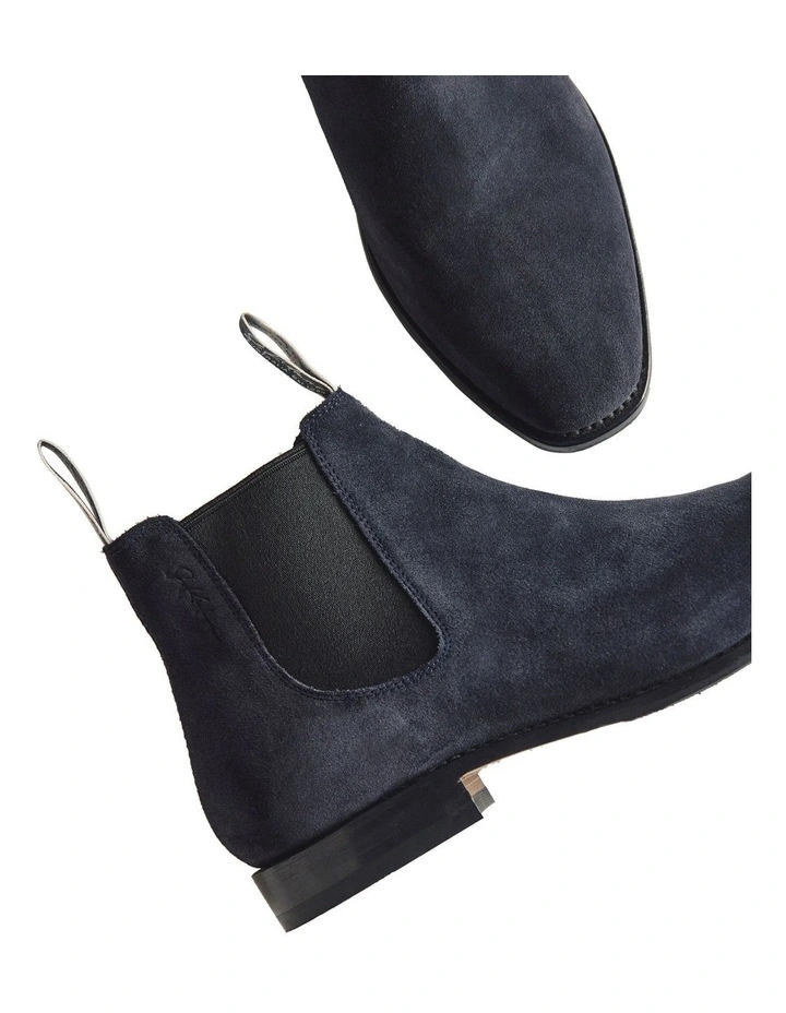 Durham Suede Boot in Navy K0002 NAV image 4