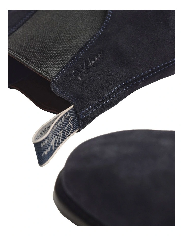 Durham Suede Boot in Navy K0002 NAV image 5