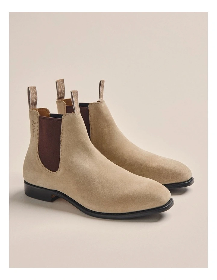 Durham Suede Boot K0002 in Sand image 2