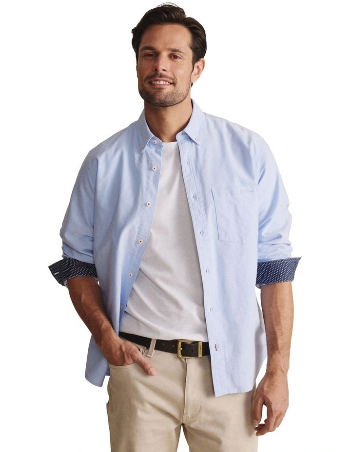 Aberdeen Long Sleeve Shirt in Blue image 1