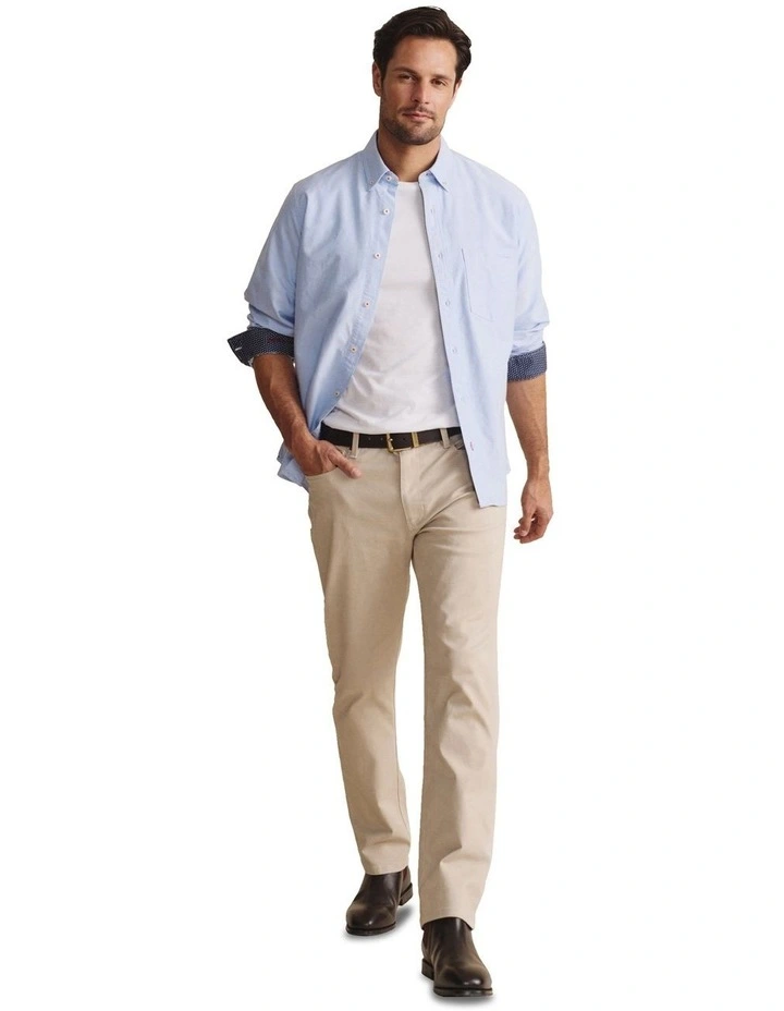 Aberdeen Long Sleeve Shirt in Blue image 3