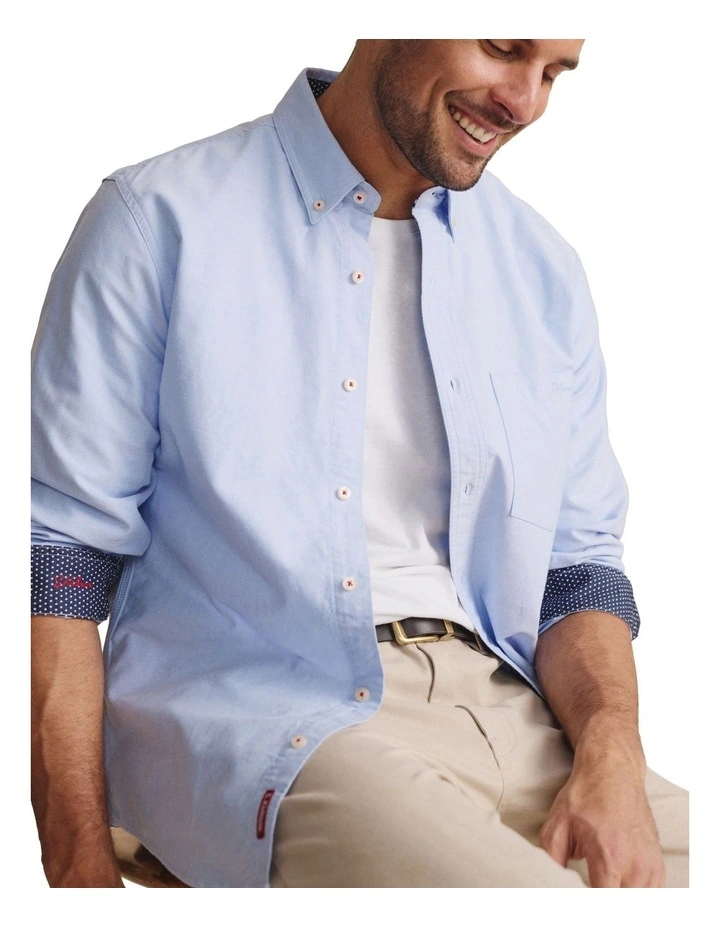 Aberdeen Long Sleeve Shirt in Blue image 4