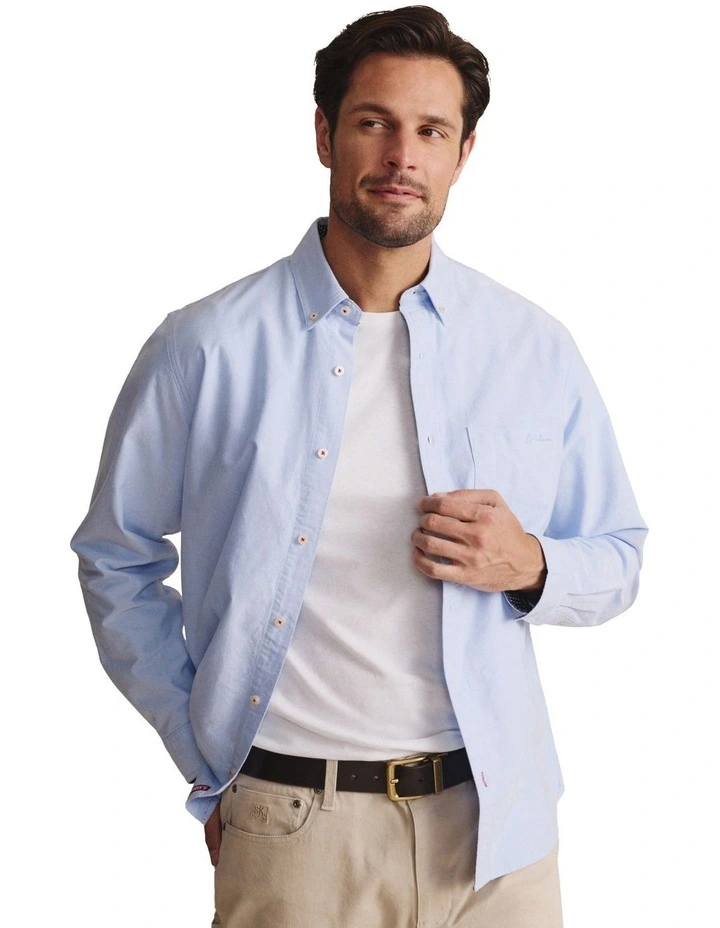 Aberdeen Long Sleeve Shirt in Blue image 5
