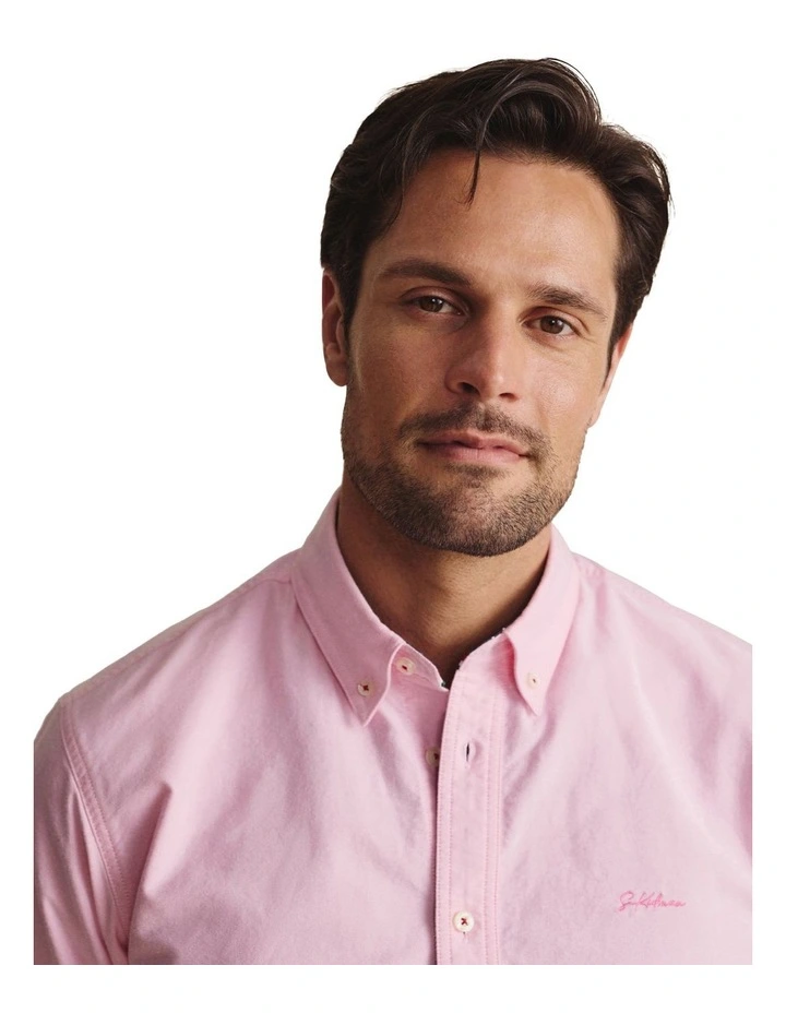 Aberdeen Long Sleeve Shirt in Pale Pink image 4