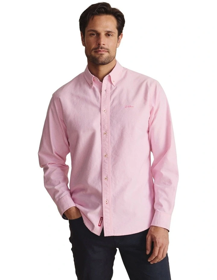 Aberdeen Long Sleeve Shirt in Pale Pink image 5