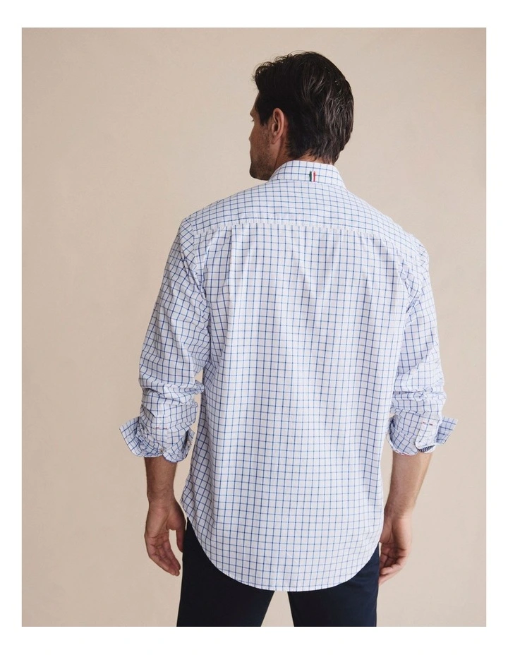 Murchison Long Sleeve Shirt in Mid Blue image 2