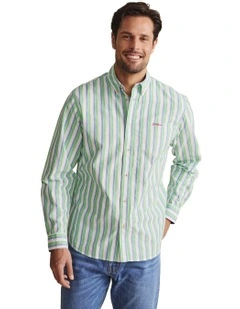 Dexter Long Sleeve Shirt in Green