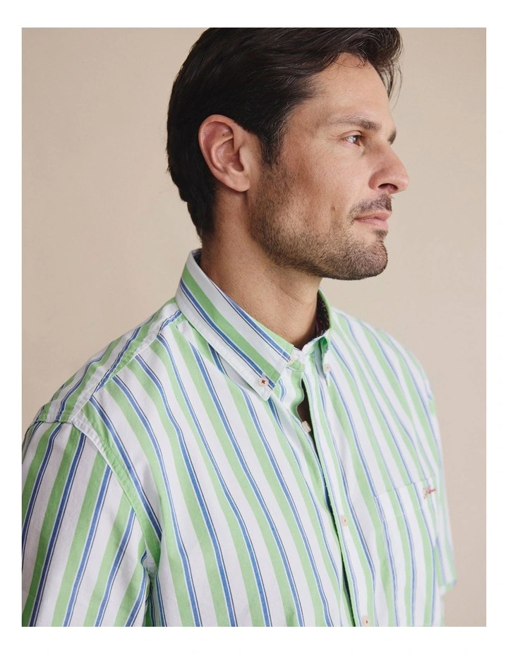 Dexter Long Sleeve Shirt in Green image 3