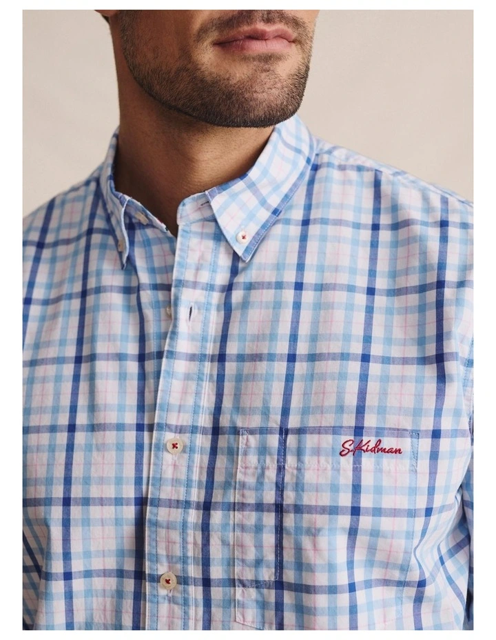 Aberdeen Long Sleeve Shirt in Blue image 3
