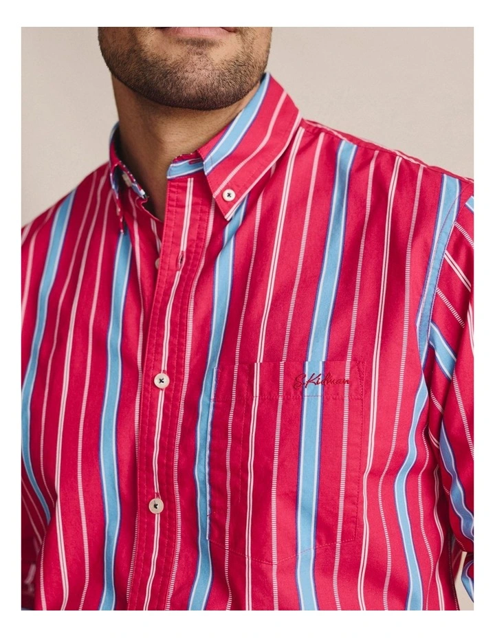 S.Kidman 1SHM00084 - Aberdeen Long Sleeve Shirt - Orange image 3