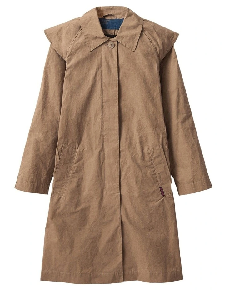 Town & Country Lightweight Dry Wax Coat in Desert image 7