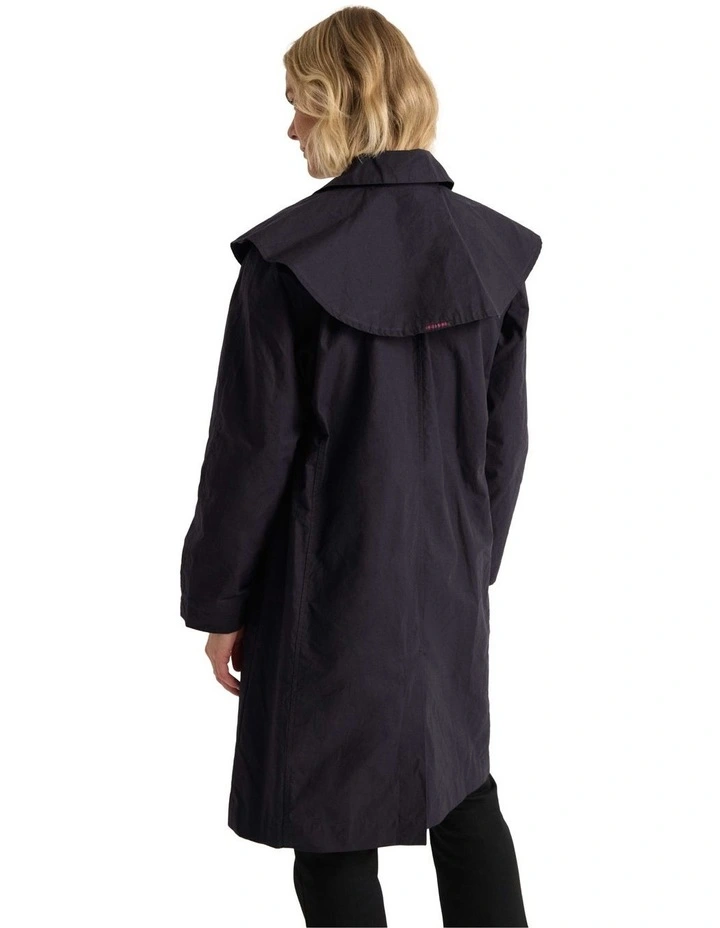 Town & Country Lightweight Dry Wax Coat in Midnight image 3