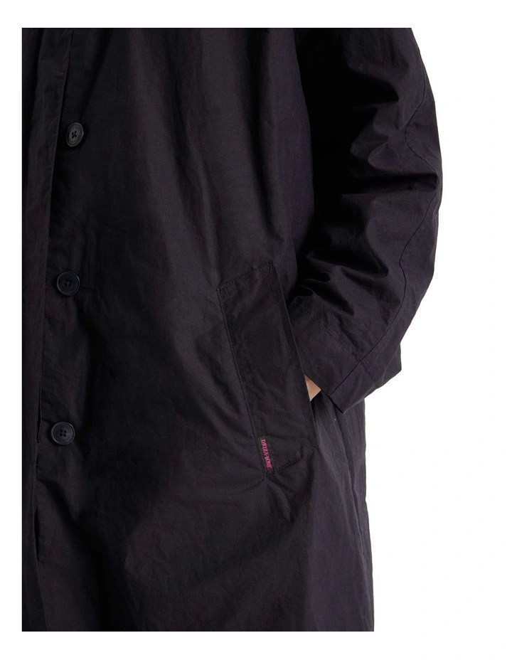 Town & Country Lightweight Dry Wax Coat in Midnight image 5
