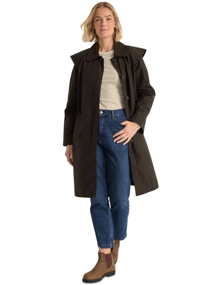 Town & Country Lightweight Dry Wax Coat in Heritage image 2