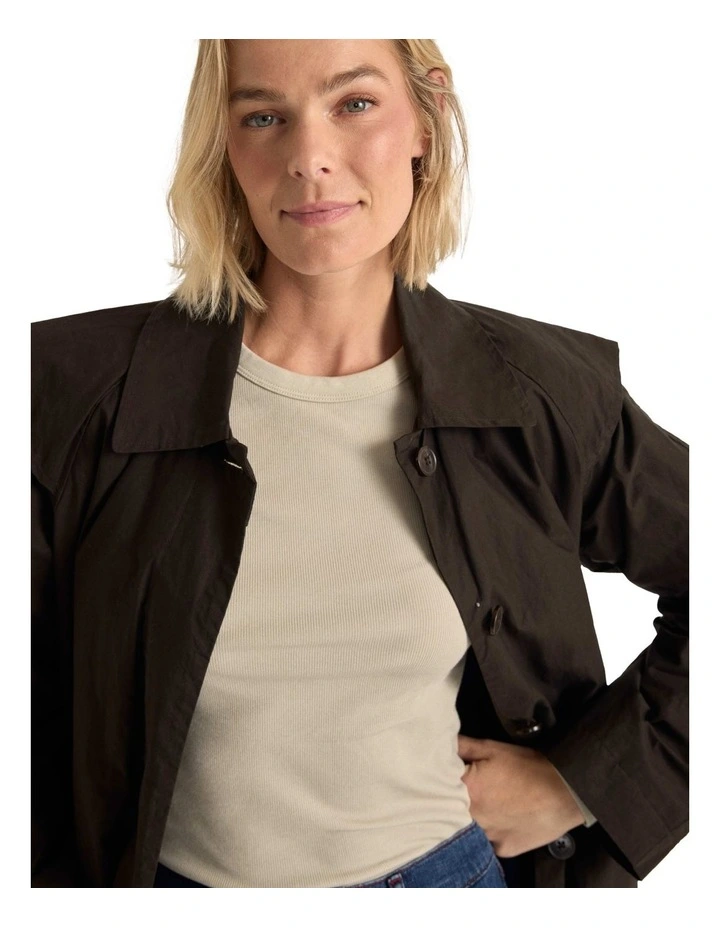 Town & Country Lightweight Dry Wax Coat in Heritage image 5