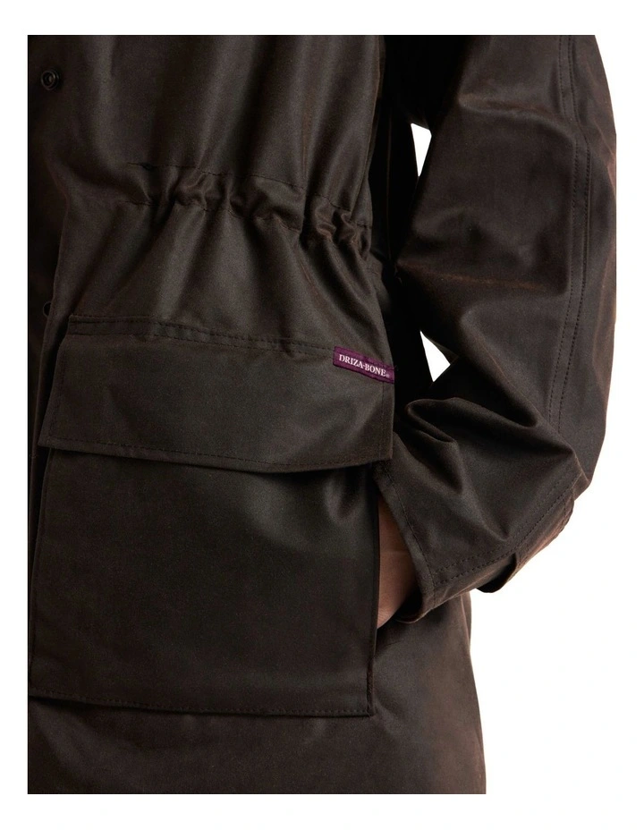 Ladysmith Oilskin Coat in Heritage image 4