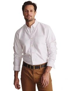 Aberdeen Long Sleeve Shirt 1SHM0001 in White