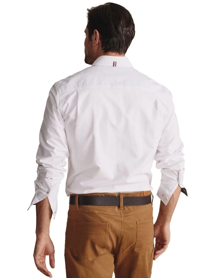 Aberdeen Long Sleeve Shirt 1SHM0001 in White image 2