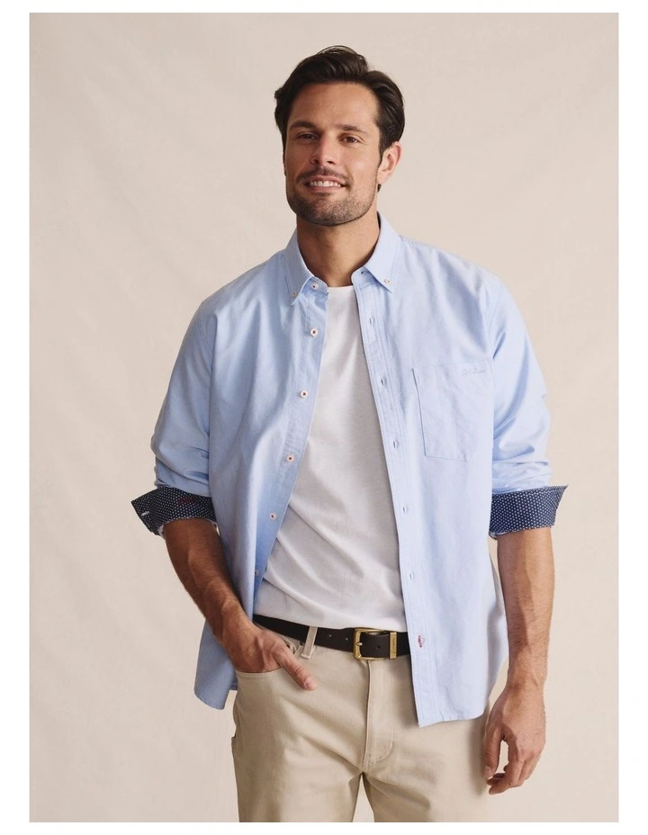 Aberdeen Long Sleeve 1SHM0001 Shirt in Blue image 1