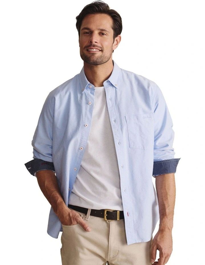 Aberdeen Long Sleeve 1SHM0001 Shirt in Blue image 1