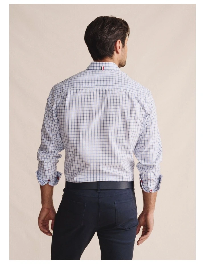 Murchison Long Sleeve Shirt in Mid Blue image 2