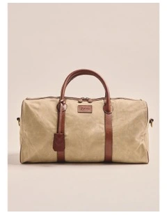 Erskine Duffle Bag in Stone