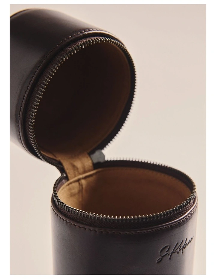 Itchaca Bottle Case in Vintage Brown image 2