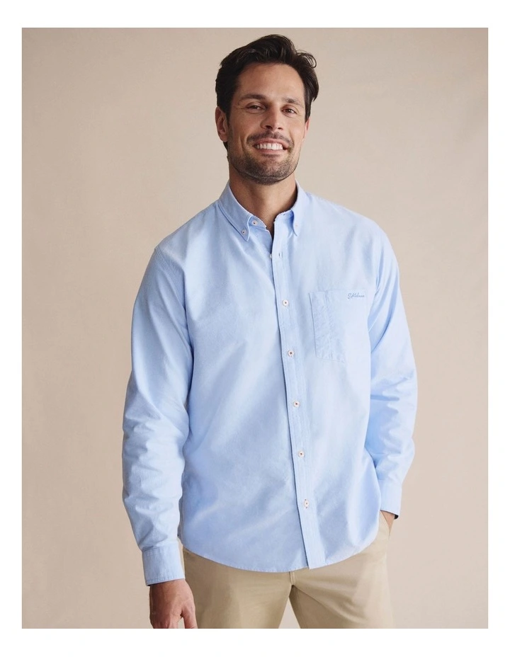 Aberdeen Long Sleeve Shirt 1SHM0001 in Blue image 1