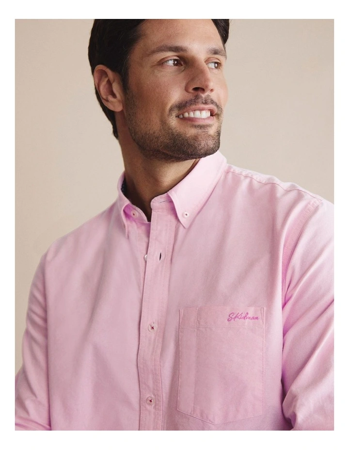 Aberdeen Long Sleeve Shirt in Pale Pink 1SHM0001 image 3