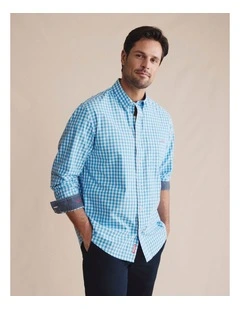 Holstein Long Sleeve Shirt in Pale Blue 1SHM0002