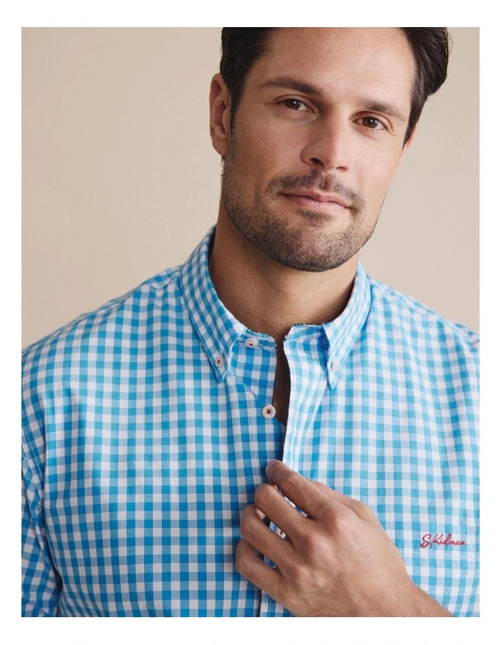 Holstein Long Sleeve Shirt in Pale Blue 1SHM0002 image 4