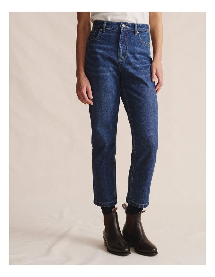 Coorada Tapered Leg Jean 1PAW00136R in Blue image 1