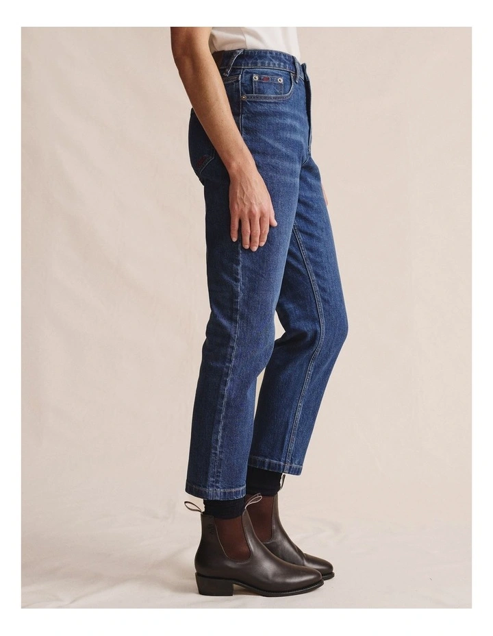 Coorada Tapered Leg Jean 1PAW00136R in Blue image 3