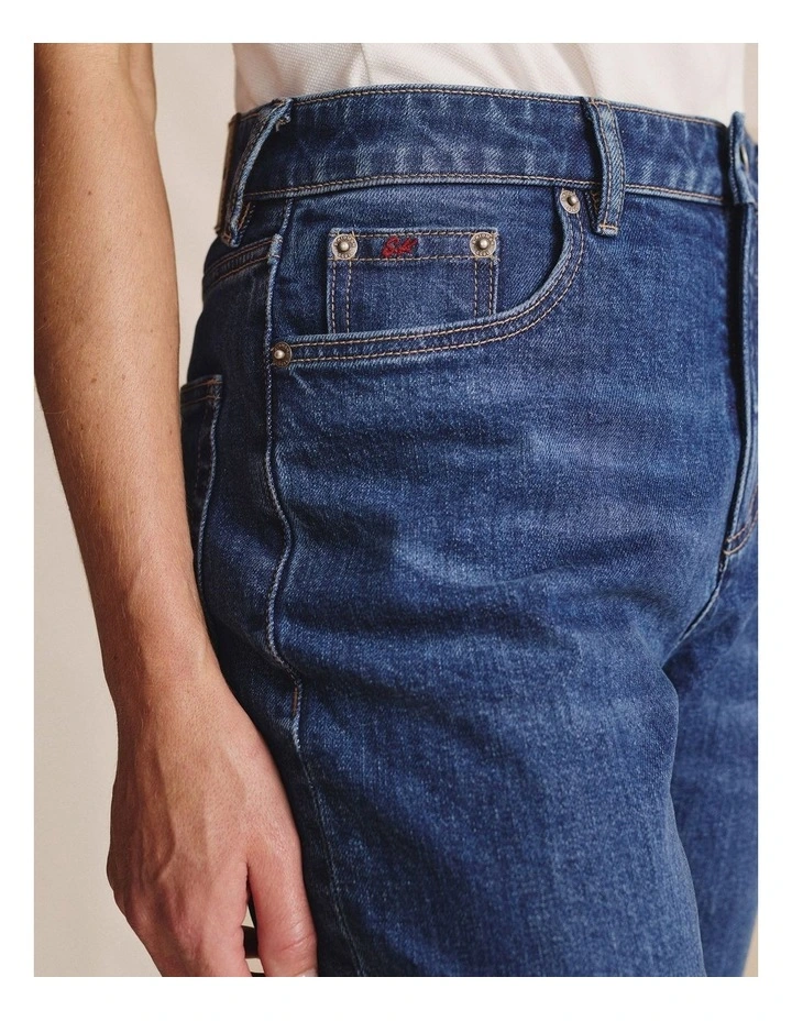 Coorada Tapered Leg Jean 1PAW00136R in Blue image 4