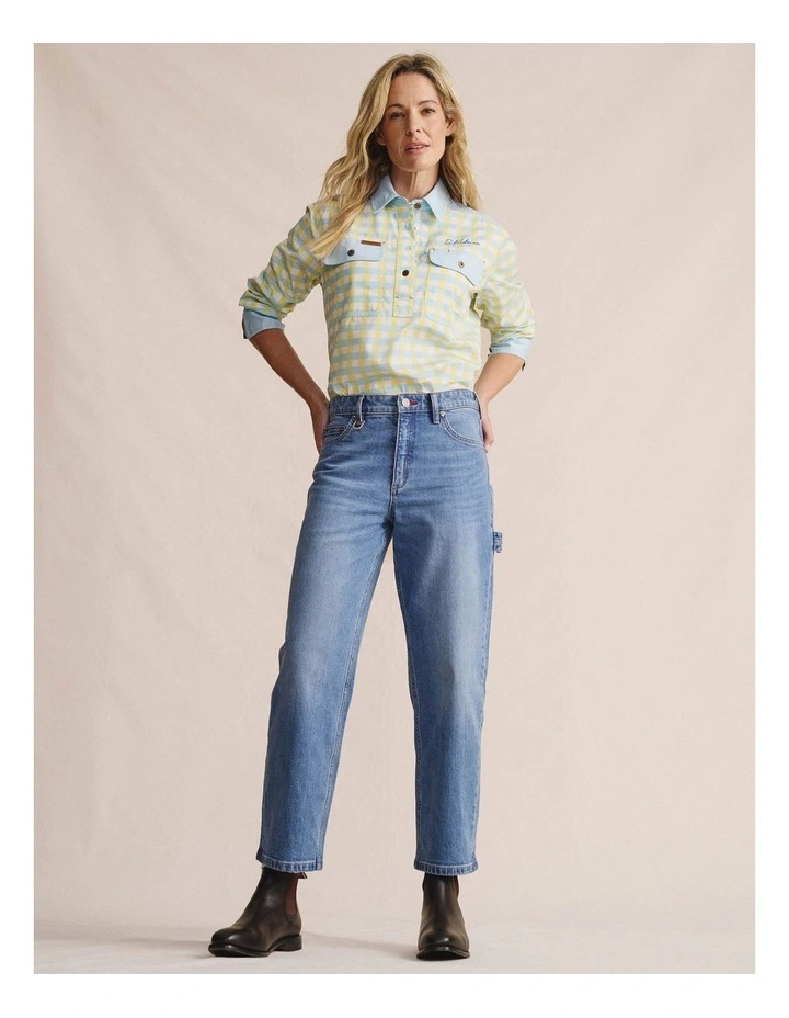 Guyra Relaxed Jean 1PAW00139R in Blue image 5