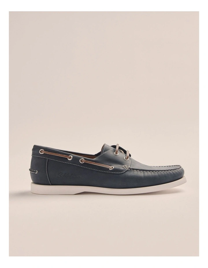 Portsea Boat Shoes K0039 in Navy image 1