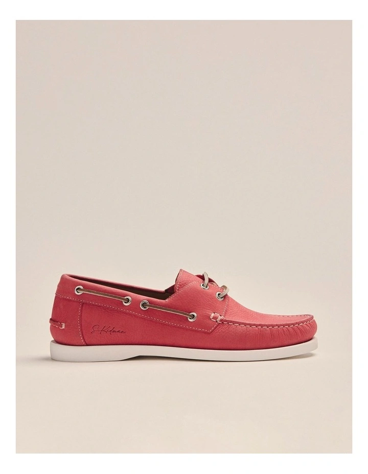 Noosa Boat Shoe K0068 in Coral image 1