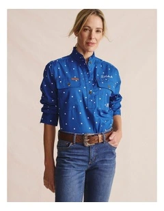 Acacia Workshirt 1shw00035 in Mid Blue