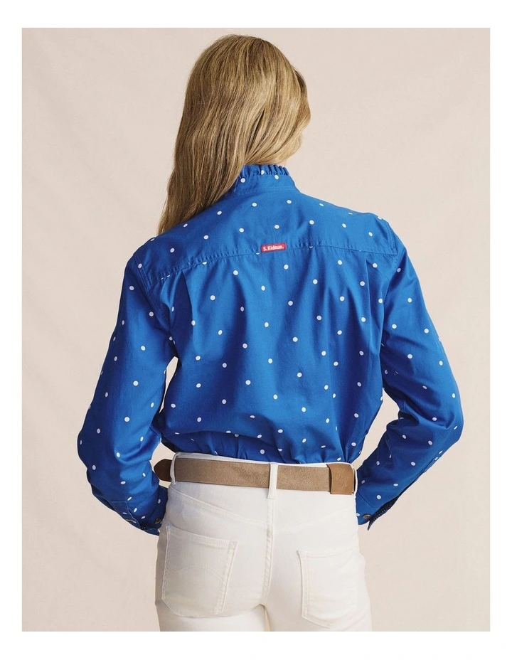 Acacia Workshirt 1shw00035 in Mid Blue image 2