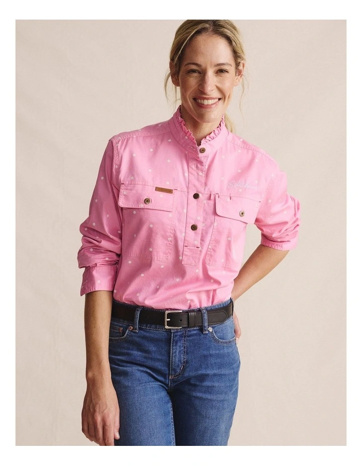 Acacia Workshirt in Pale Pink 1SHW00035 image 1