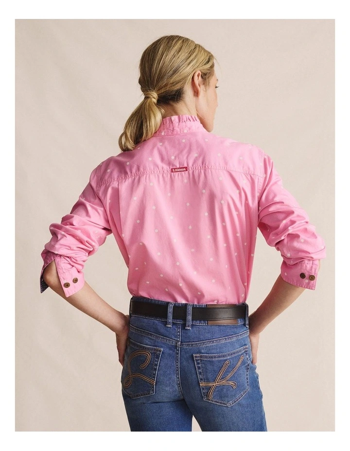 Acacia Workshirt in Pale Pink 1SHW00035 image 2