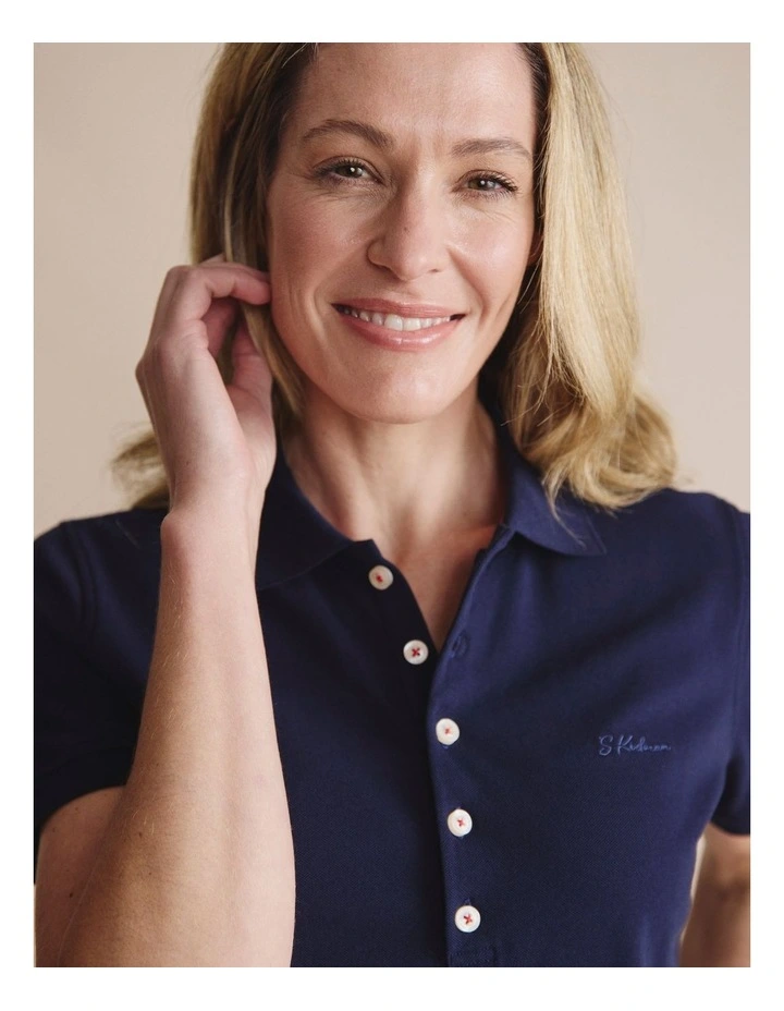 Parkes Short Sleeve Polo 1POW00022 in Blue image 3