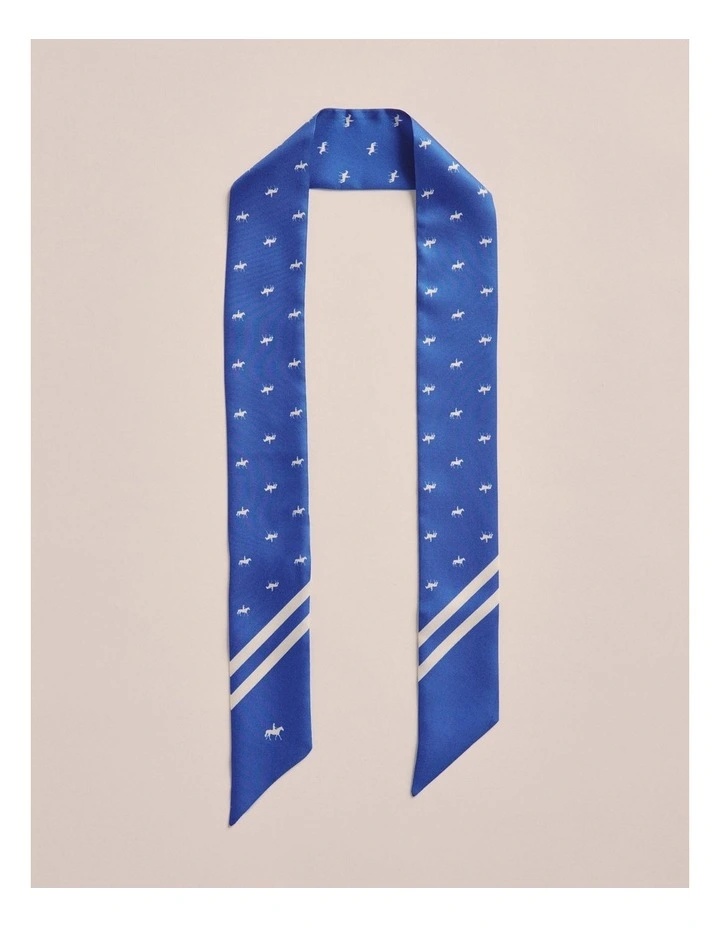 Pinnaroo Silk Twilly Scarf in Blue 1ACU000220 image 1