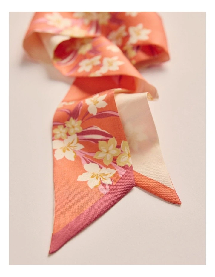 Pinnaroo Silk Twilly Scarf in Orange 1ACU000224 image 2