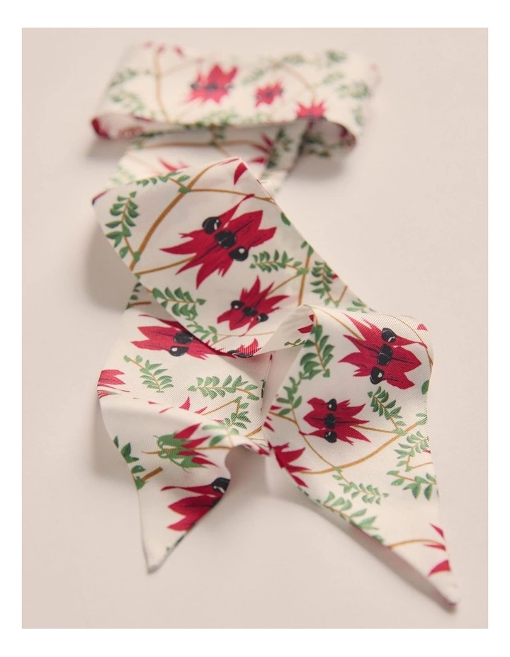 Pinnaroo Cotton Twilly Scarf in Beige 1ACU000267 image 2